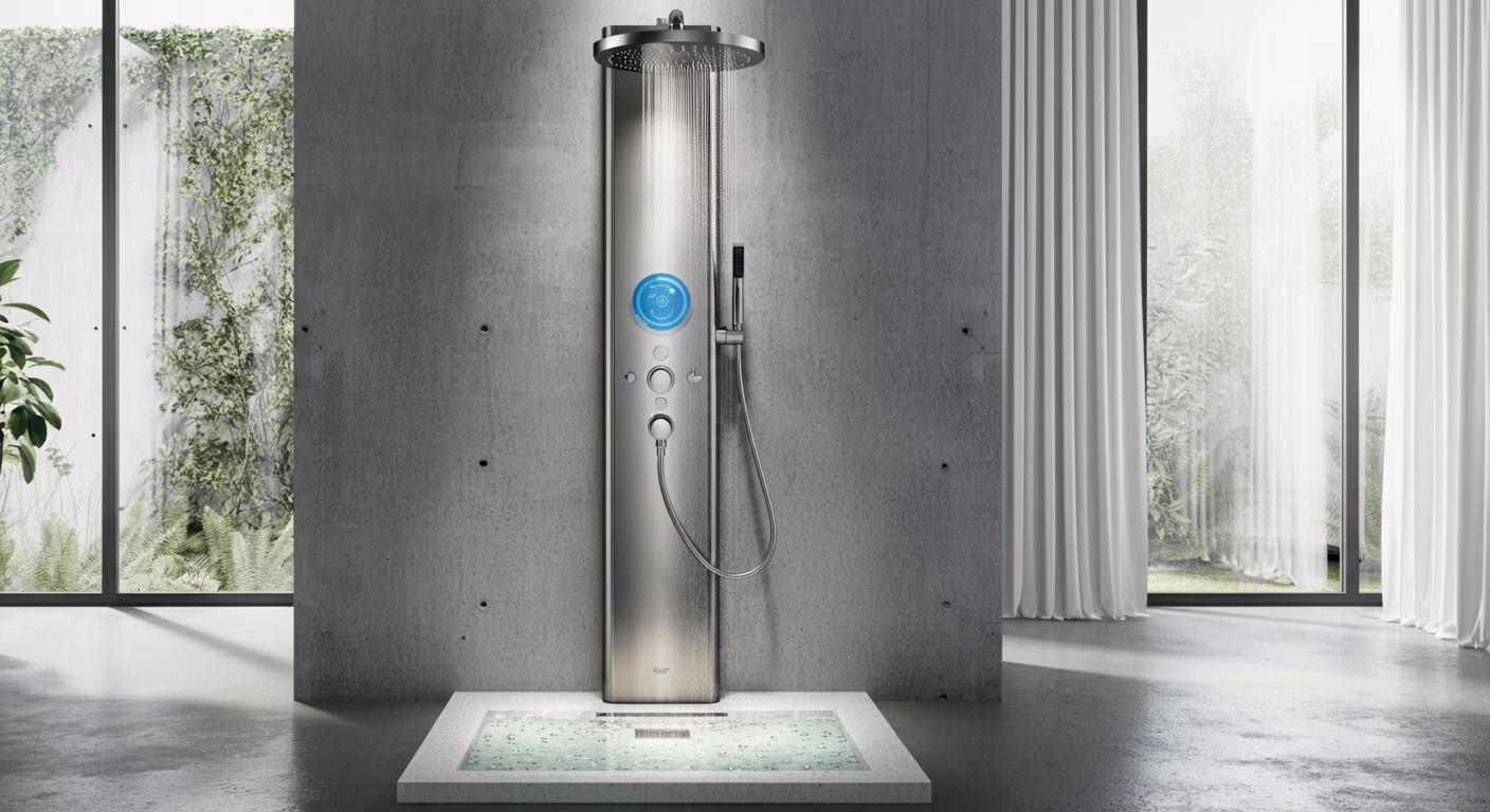 AquaCycle Shower render