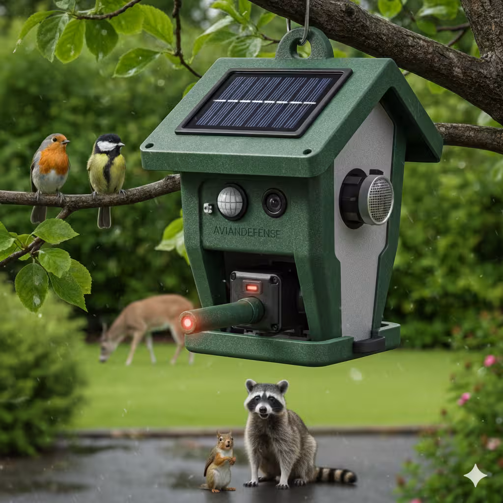 Birdfeeder Defense System render